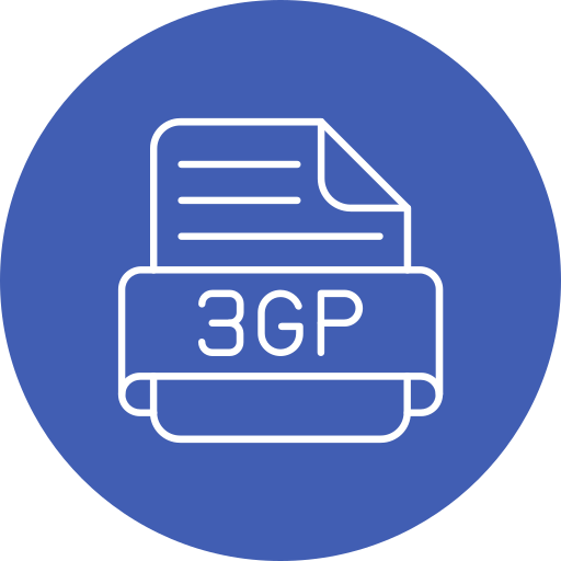 3 gp Generic Flat icon