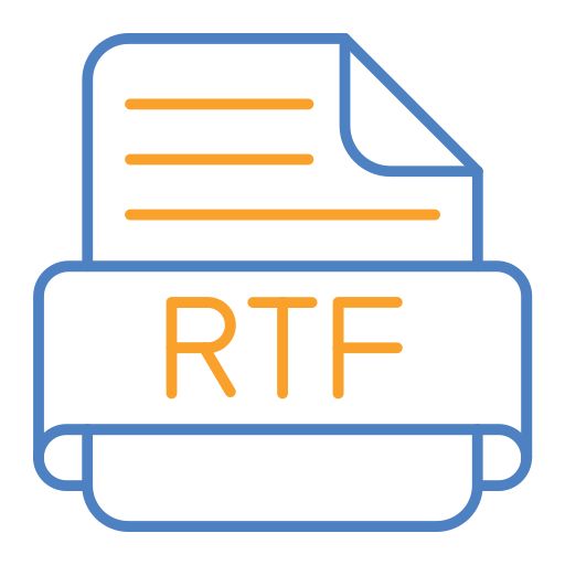 rtf Generic Outline Color Icône