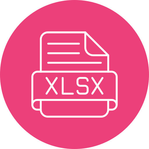 xlsx Generic Flat icono