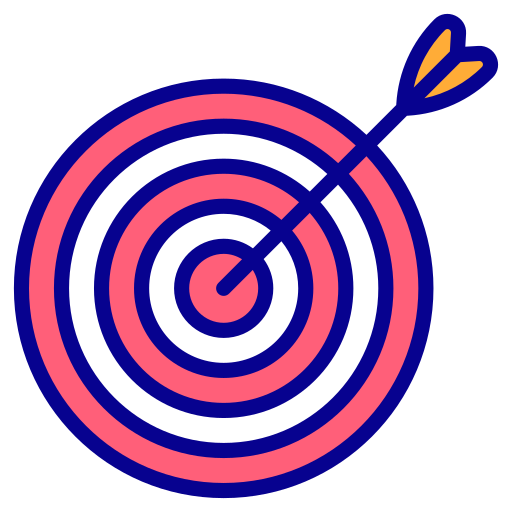 Target Generic Outline Color icon