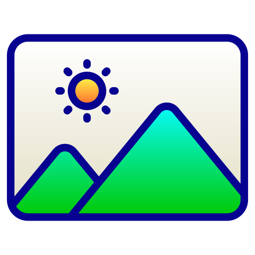 Image Generic Lineal Color Gradient icon