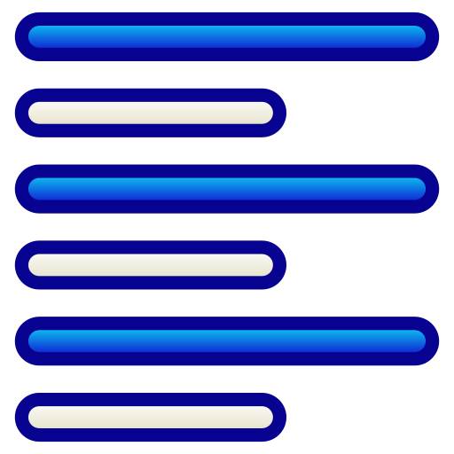links uitlijnen Generic Lineal Color Gradient icoon