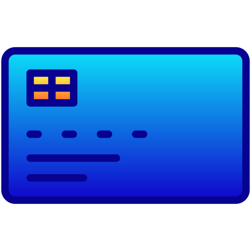 karta bankomatowa Generic Lineal Color Gradient ikona