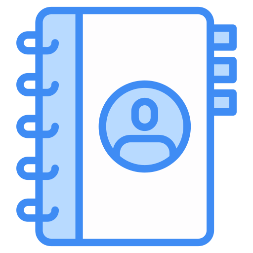 adresboek Generic Blue icoon