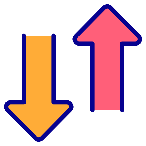 strzałka Generic Outline Color ikona