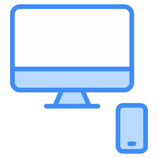 Responsive design Generic Blue icon