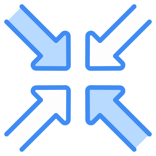 최소화 Generic Blue icon