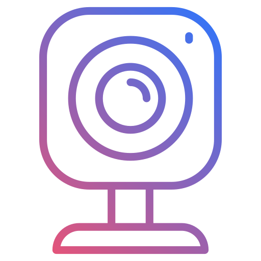 web camera Generic Gradient icoon