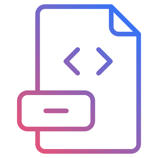 html-document Generic Gradient icoon