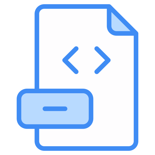 html-document Generic Blue icoon