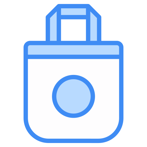 쇼핑백 Generic Blue icon