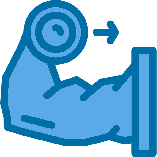 Weightlifter Generic Blue icon