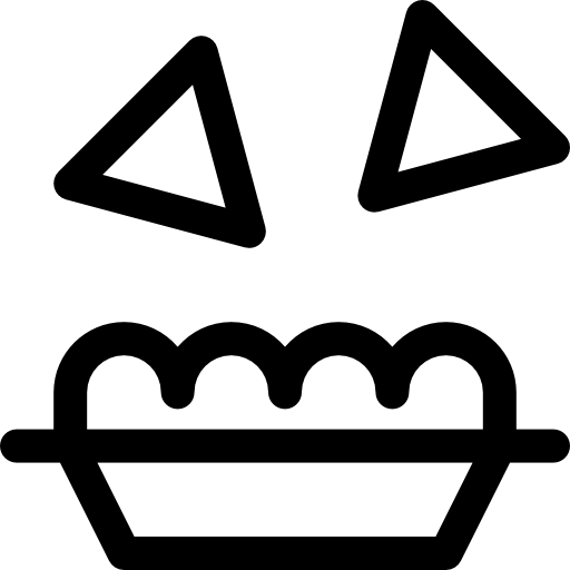 Nachos Basic Rounded Lineal icon