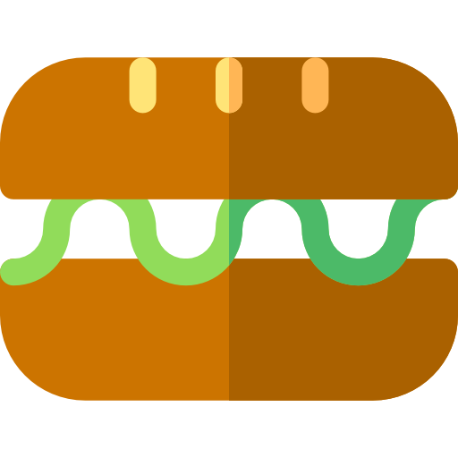 sandwich Basic Rounded Flat icona