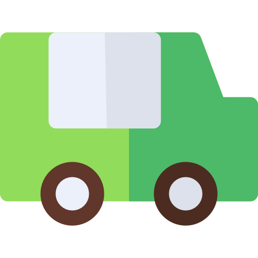 camion di cibo Basic Rounded Flat icona