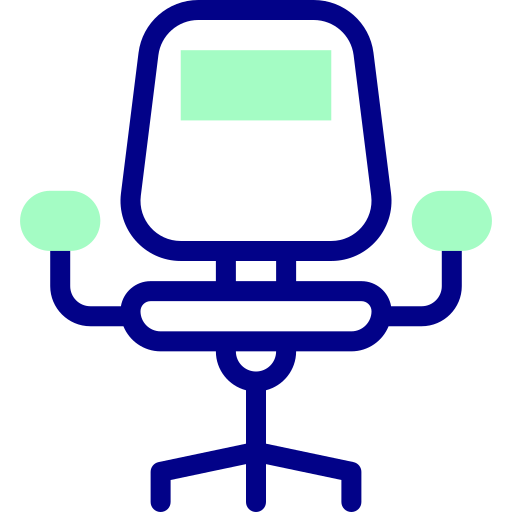 chaise de bureau Detailed Mixed Lineal color Icône