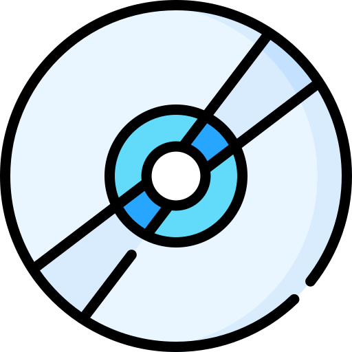 Optical disc Special Lineal color icon