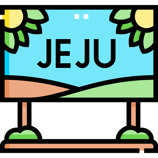 Jeju sign Detailed Straight Lineal color icon