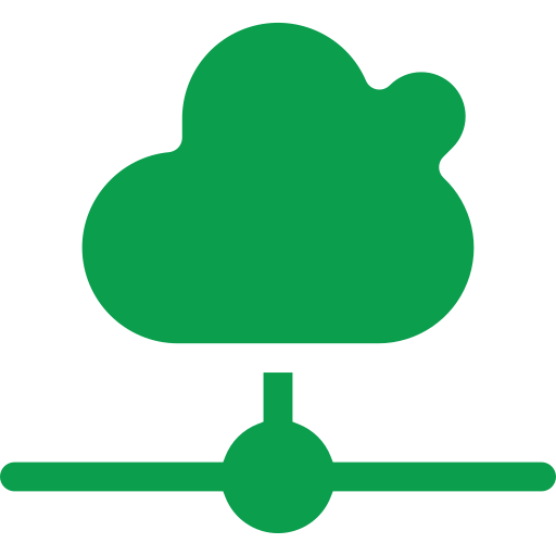 Cloud computing Generic Flat icon