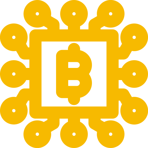 blockchain Generic Simple Colors icoon