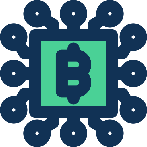 cadena de bloques Generic Fill & Lineal icono