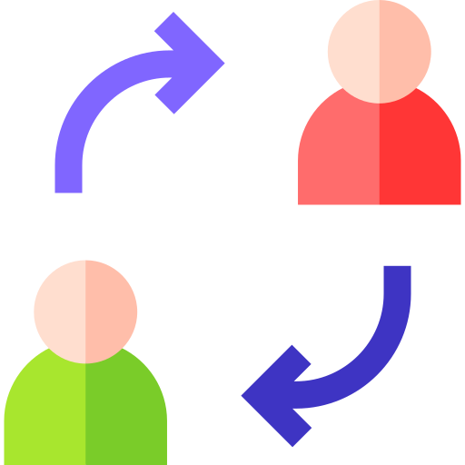 interação Basic Straight Flat Ícone