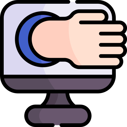 コンピューター Kawaii Lineal color icon