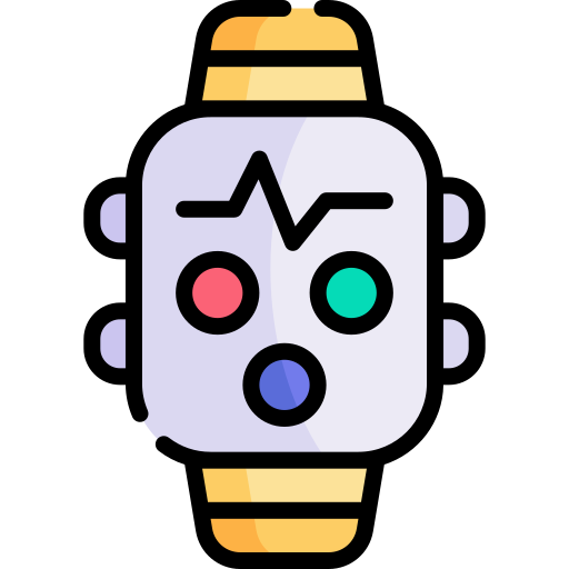 reloj inteligente Kawaii Lineal color icono
