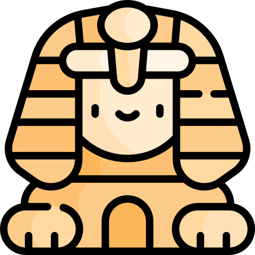 sphinx Kawaii Lineal color icon