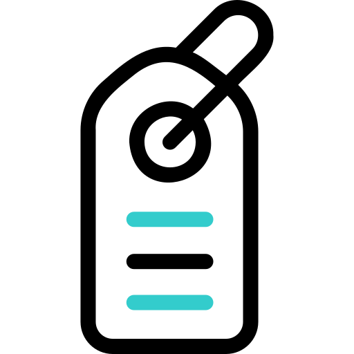 identyfikator walizki Basic Accent Outline ikona