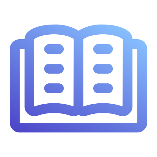 책 공개 시험 Generic Gradient icon