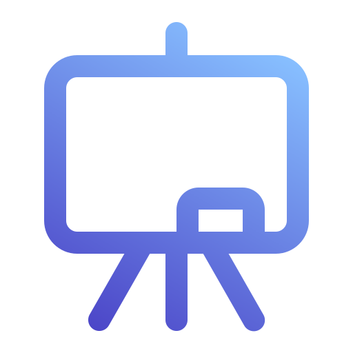 Whiteboard Generic Gradient icon