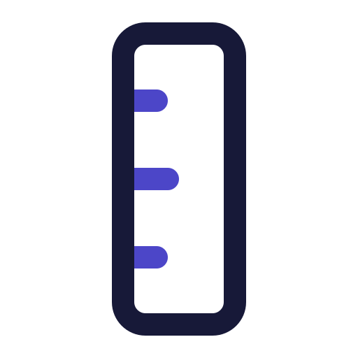 ルーラー Generic Outline Color icon