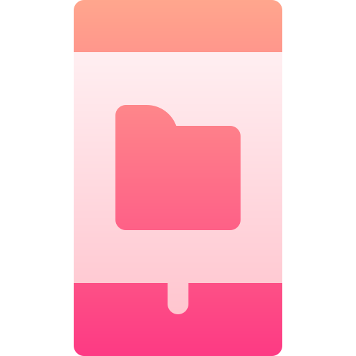 carpeta Basic Gradient Gradient icono