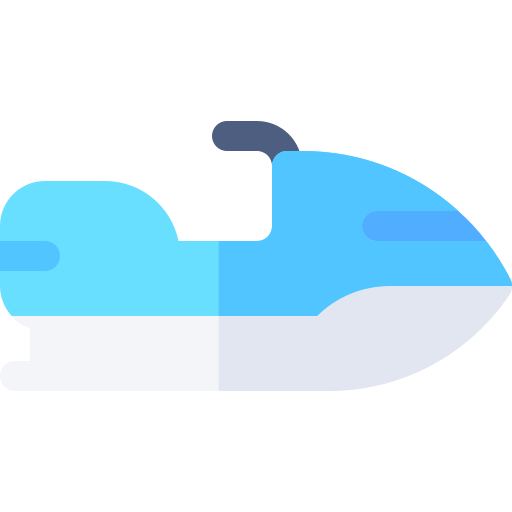 moto d'acqua Basic Rounded Flat icona