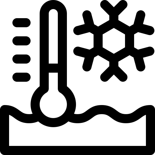 temperatura Basic Rounded Lineal icona