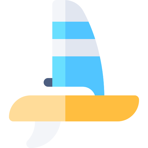 tabla de surf Basic Rounded Flat icono