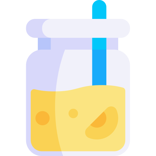 sok cytrynowy Kawaii Flat ikona