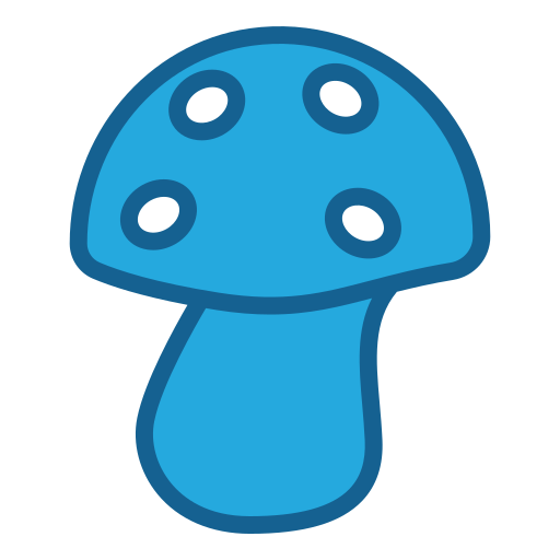 キノコ Generic Blue icon