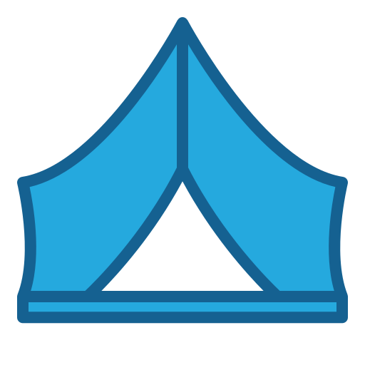 Tent Generic Blue icon