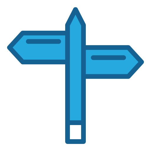 방향 Generic Blue icon