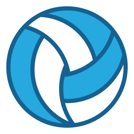 volleybal Generic Blue icoon