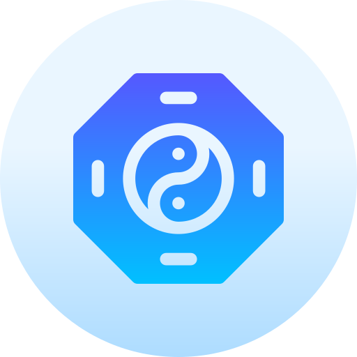 yin-yang Basic Gradient Circular icon