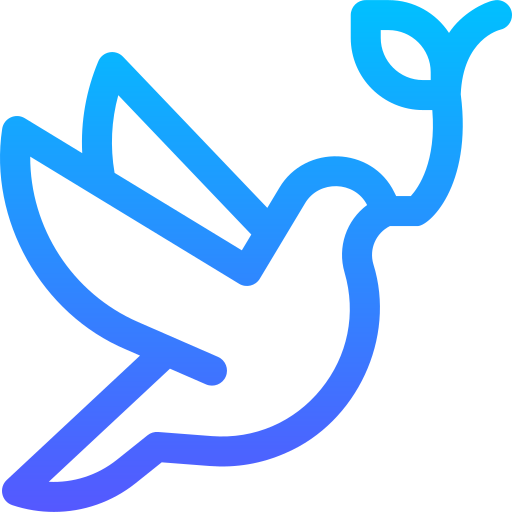 Dove Basic Gradient Lineal color icon