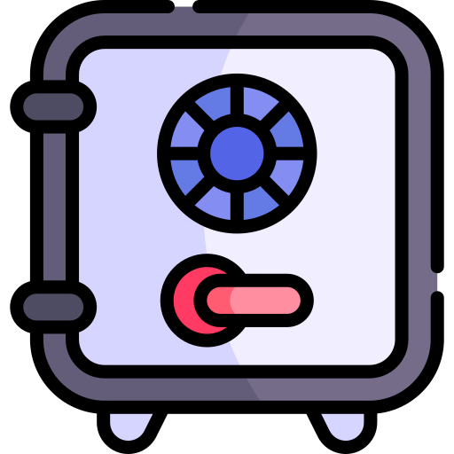 sicherheitsbox Kawaii Lineal color icon