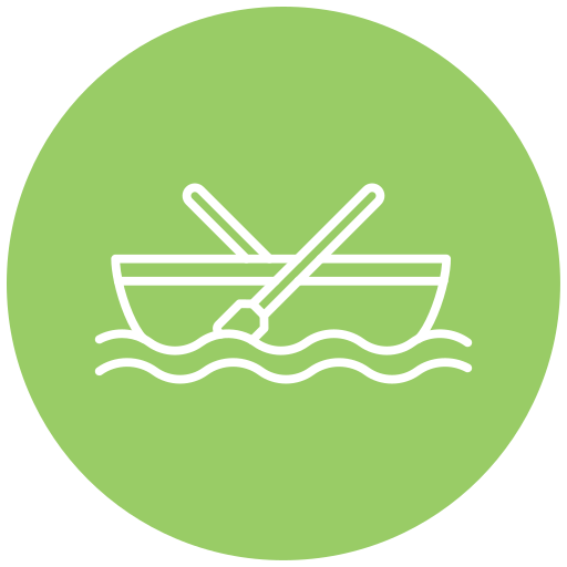 bote de remos Generic Flat icono