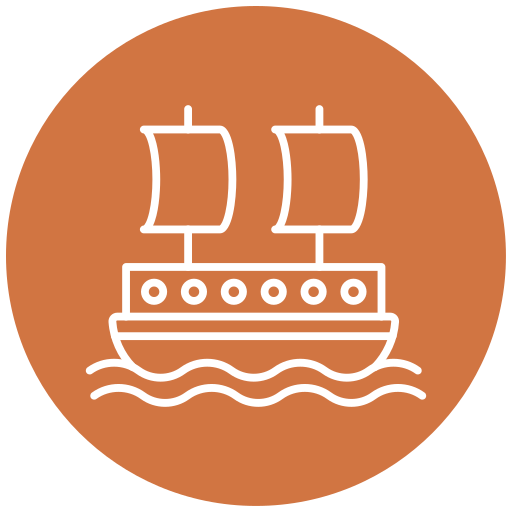 barco pirata Generic Flat icono