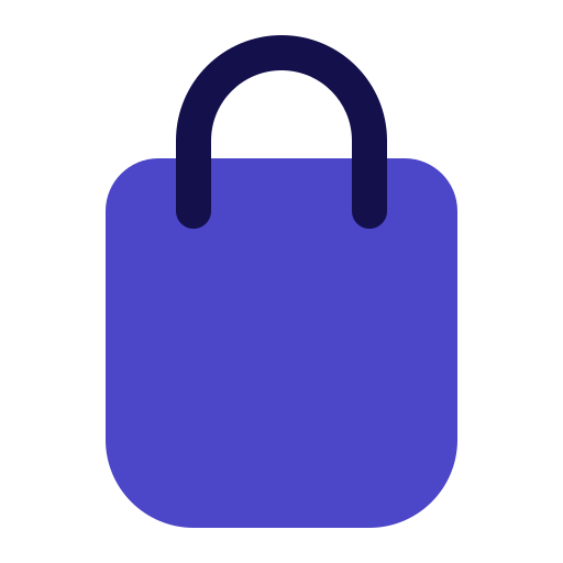 쇼핑백 Generic Blue icon