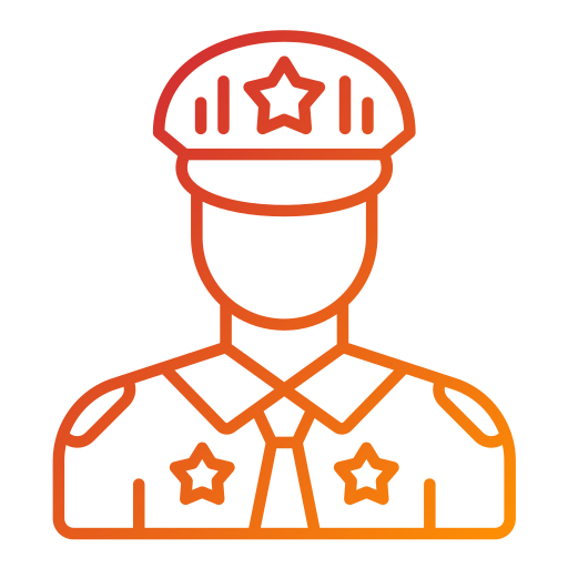 Officer Generic Gradient icon