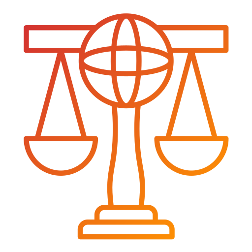 prawo międzynarodowe Generic Gradient ikona